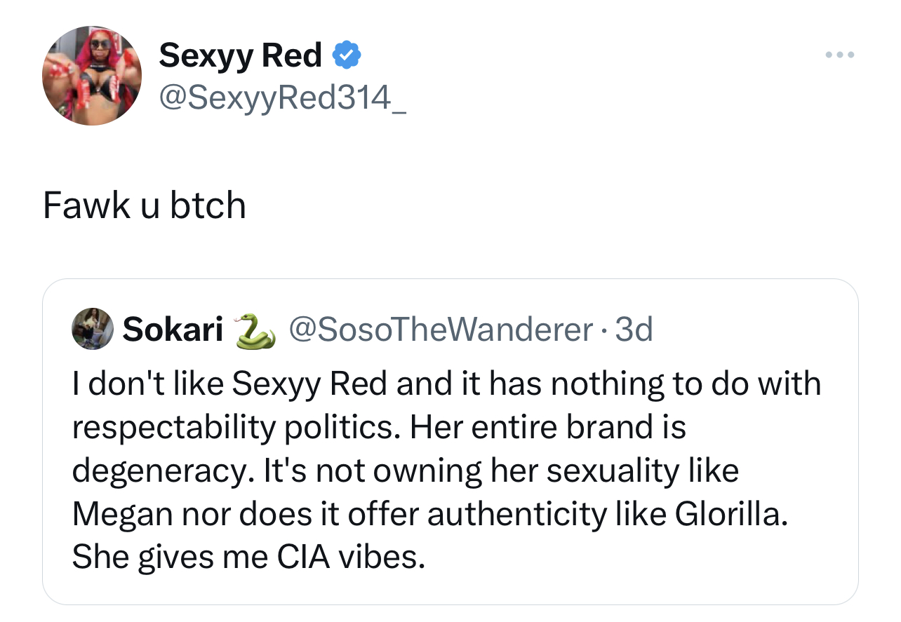 Sexyy Red Denies Being A CIA Plant