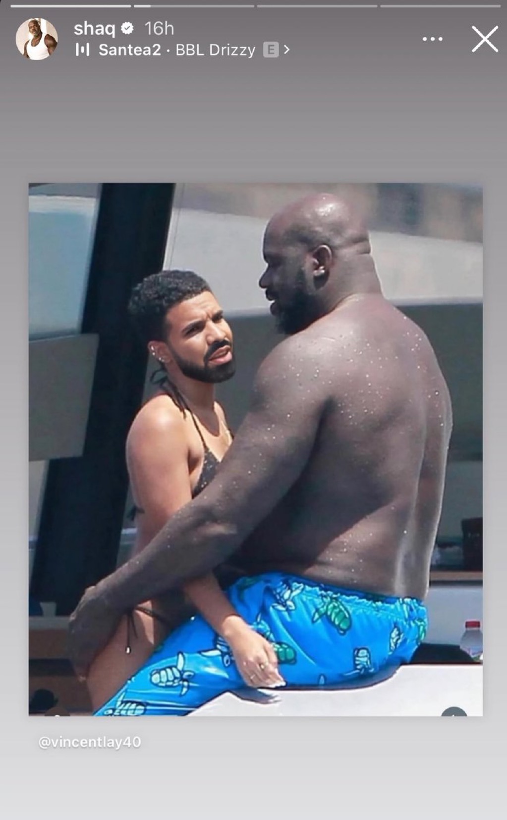 Shaq Apologizes To Drake For Posting ‘BBL Drizzy’ Edited Picture Of Him