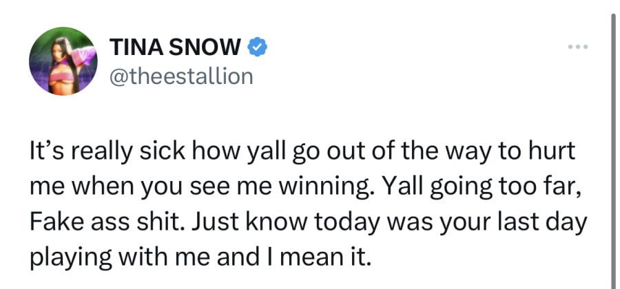 Megan Thee Stallion Teary While Performing ‘Cobra’ At Her Show In Tampa