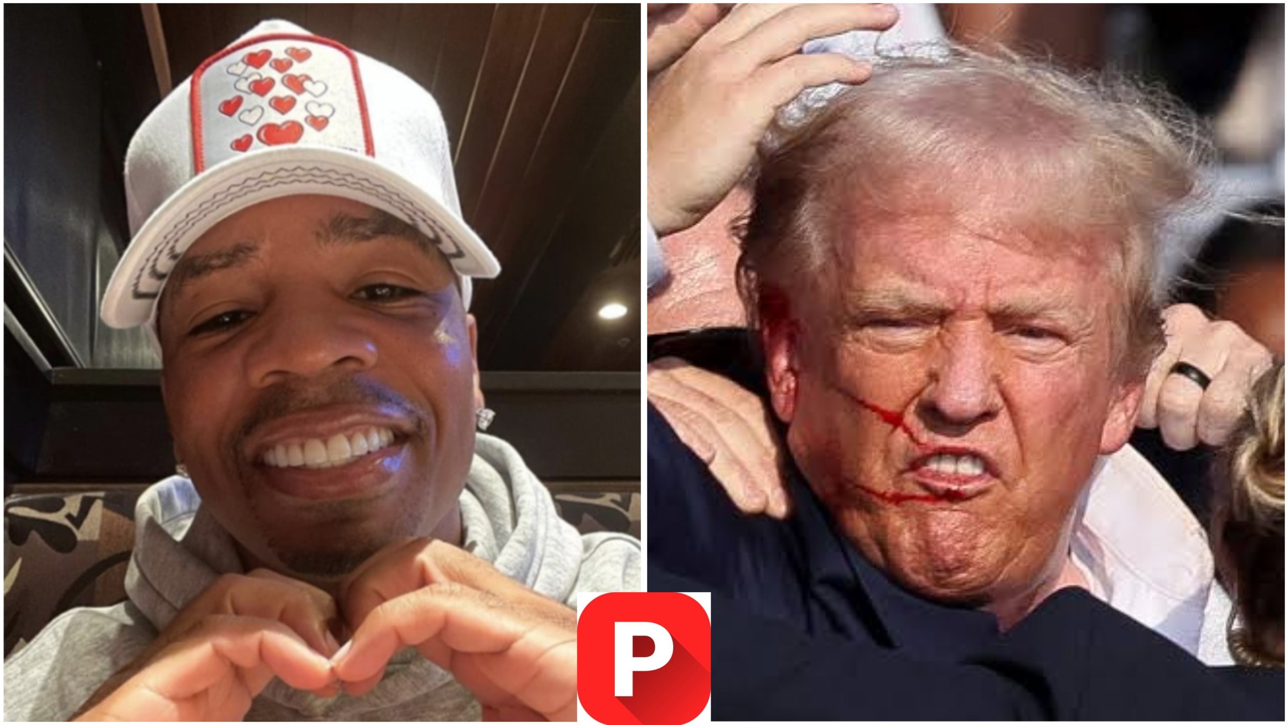 Plies Claims Donald Trump Faked Being Shot Trying To Win Election 