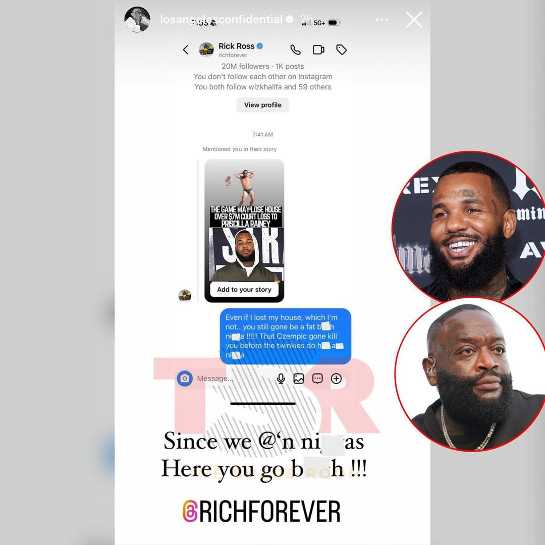 The Game Claps Back At Rick Ross: “That Ozempic Gone Kill You”
