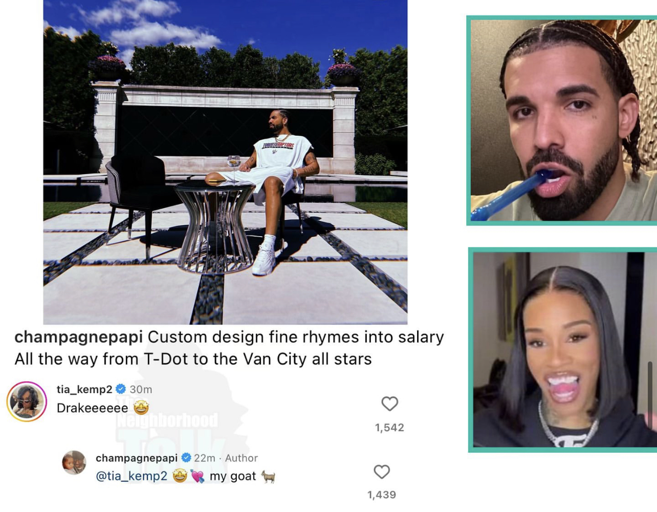 Rick Ross Responds To Drake Calling His Baby Mama, Tia Kemp, GOAT