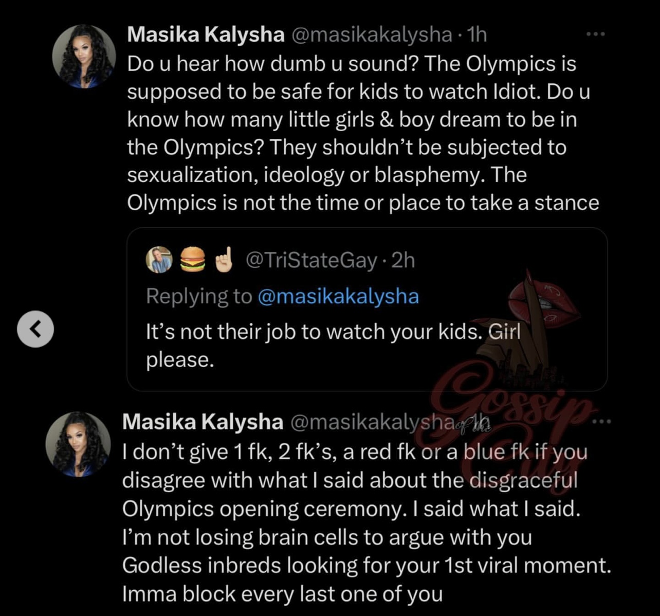 Masika Kalysha Reacts To Drag Queens Depicting Jesus & The 12 Disciples At The Olympics Opening Ceremony