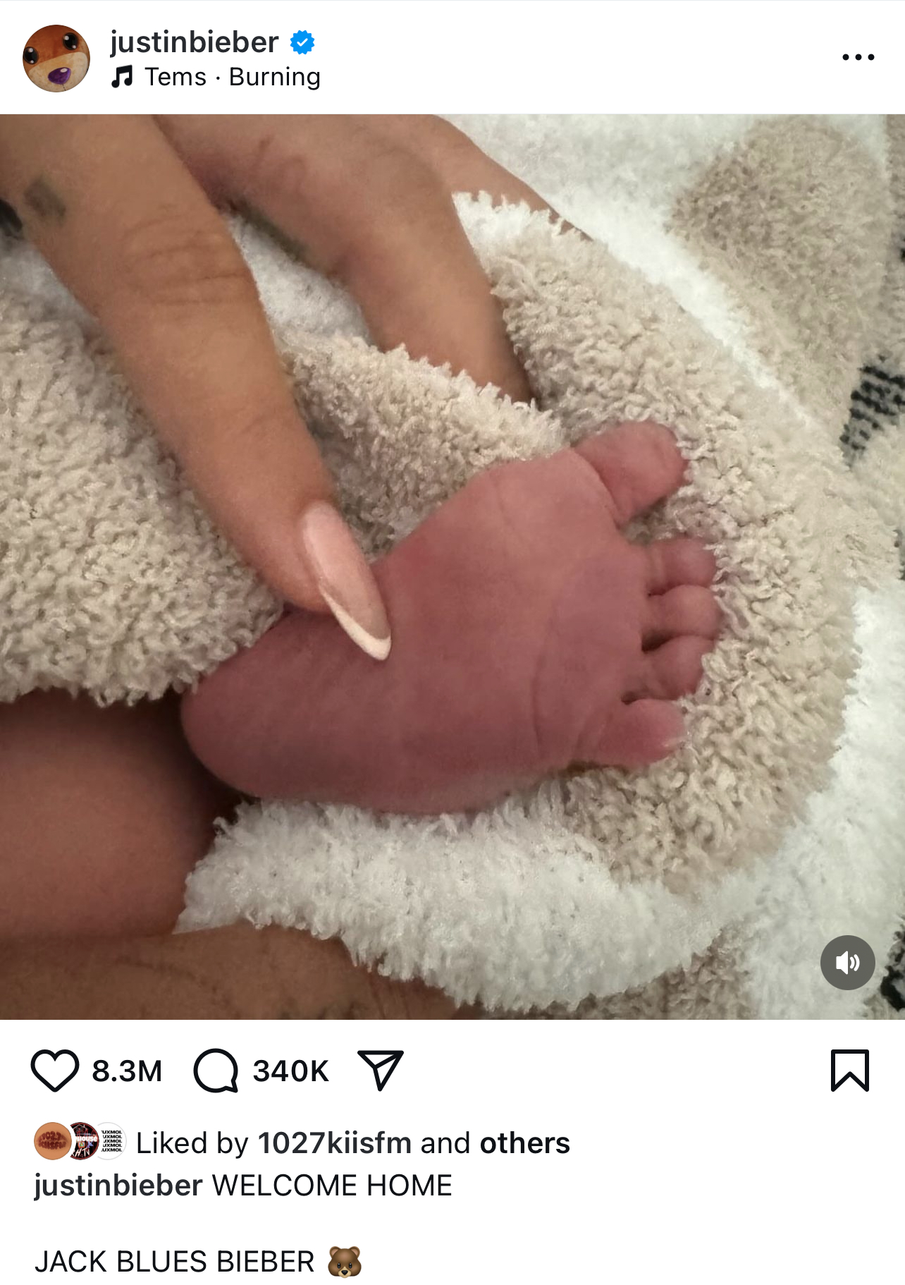 Justin Bieber & Wife Hailey Welcome First Baby Together