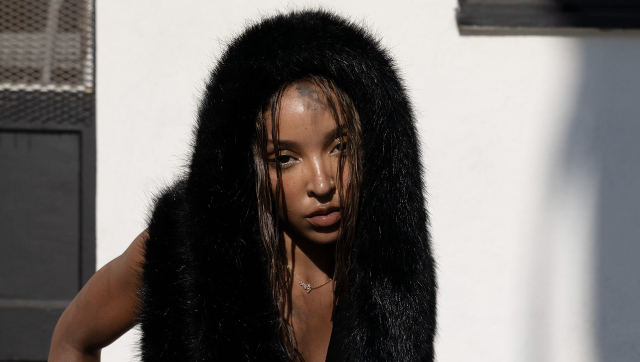 Tinashe Goes Topless & Bares Her B**bs In See-Through Dress For Interview Magazine Photoshoot