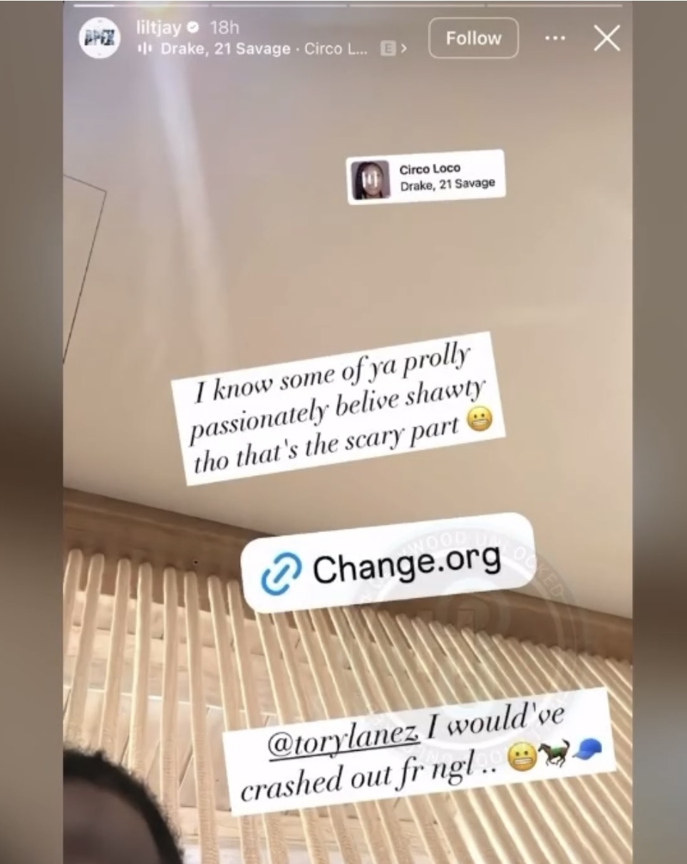 Lil Tjay Defends Tory Lanez While Taking A Swipe At Megan Thee Stallion